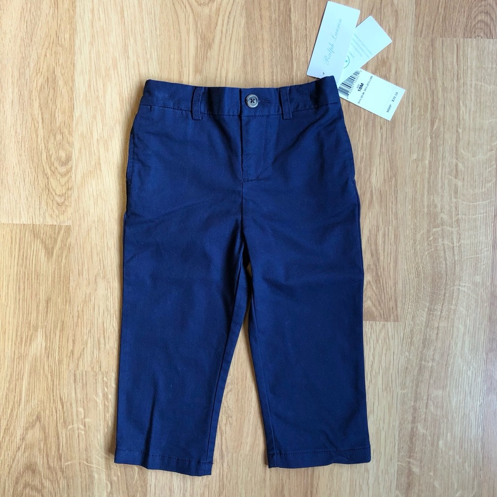 NWT Ralph Lauren Baby Boy Navy Pants